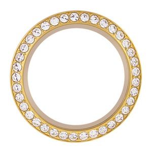 ORIGAMI OWL 💛 Gold Twist Face Swarovski Crystals